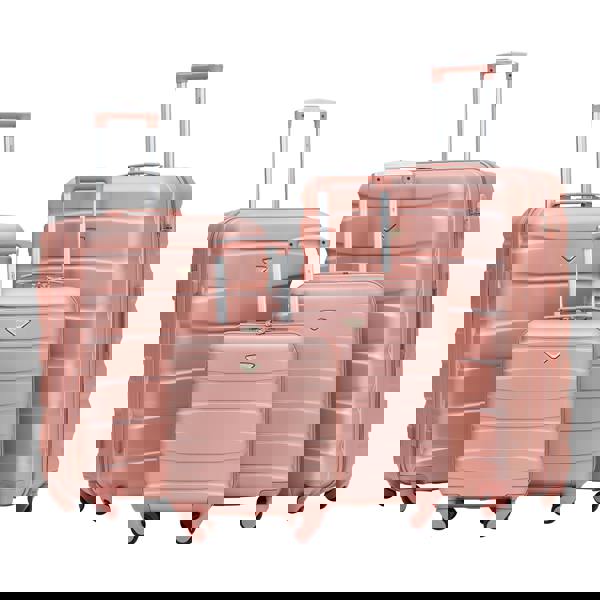 Flight Knight Set of 4 Hard Suitcases Cabin & Hold Luggage - EasyJet, British Airways, Ryanair, Jet2