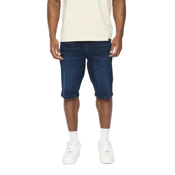 Crosshatch Mens Hammersmith Denim Shorts - Dark Wash - 