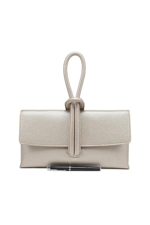 Pluspup Sleek Hand Purse with Magnetic Flap and Double Interior Pockets