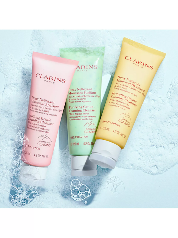 Clarins Hydrating Gentle Foaming Cleanser 125ml Normal To Dry Skin