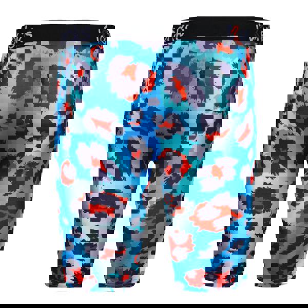 Kecks Teal Pantha Mens Boxer Shorts