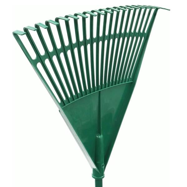 Telescopic 20 Tooth Plastic Garden Leaf Rake Lightweight Lawn Debris Tool