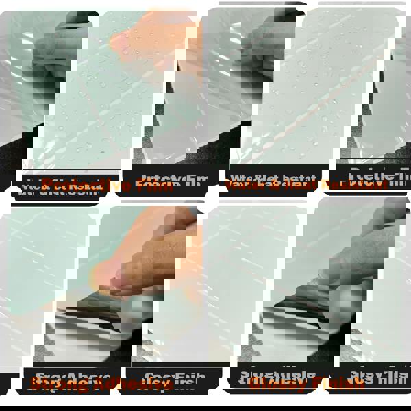 Light Sea Green Rectangular 3D Sticker Tile 12 x 12 inches / 30.5 x 30.5 cm - 6pcs in a pack