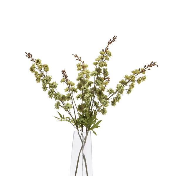 Wyld Haus Set of 3 Artificial Flowers Tall Green Hops Stem