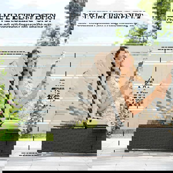 Single Rattan Lounger (Non-Simple)