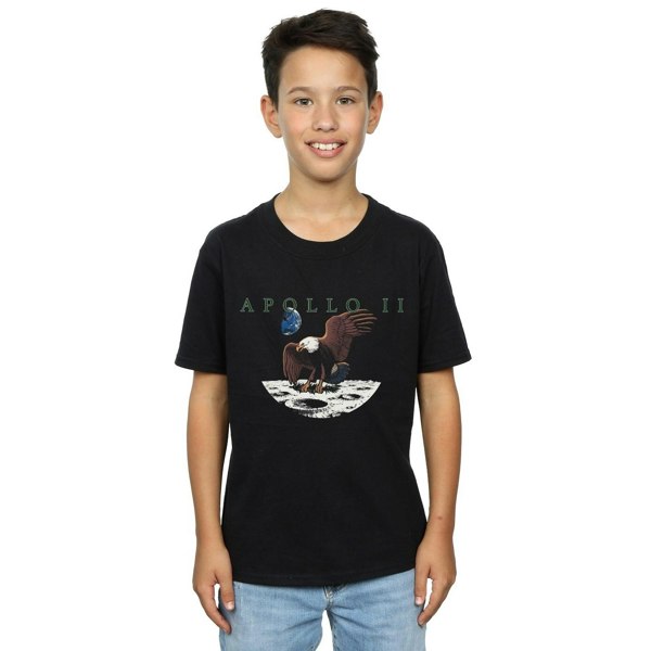 NASA Boys Apollo 11 Vintage T-Shirt - Black