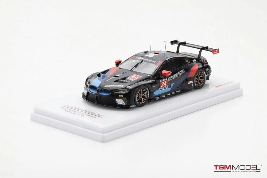 a black and blue race car
