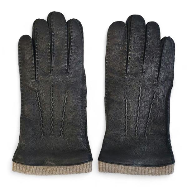 Infinity Leather Men’s Italian Leather Warm Wool Lining Winter Gloves - M-LGV-405