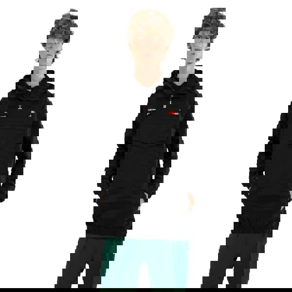 Ellesse Mens Mont 3 Overhead Jacket - Black - 