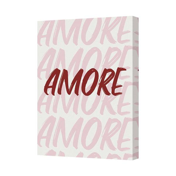 Benjamin Tate Design Amore Canvas Wall Art Print Modern Love Quote Decor