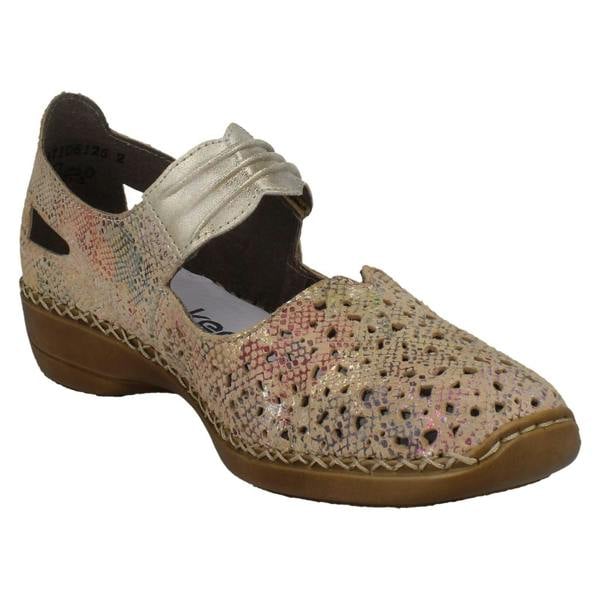 Rieker Ladies Rieker Cut Out Mary Jane Shoes 41399