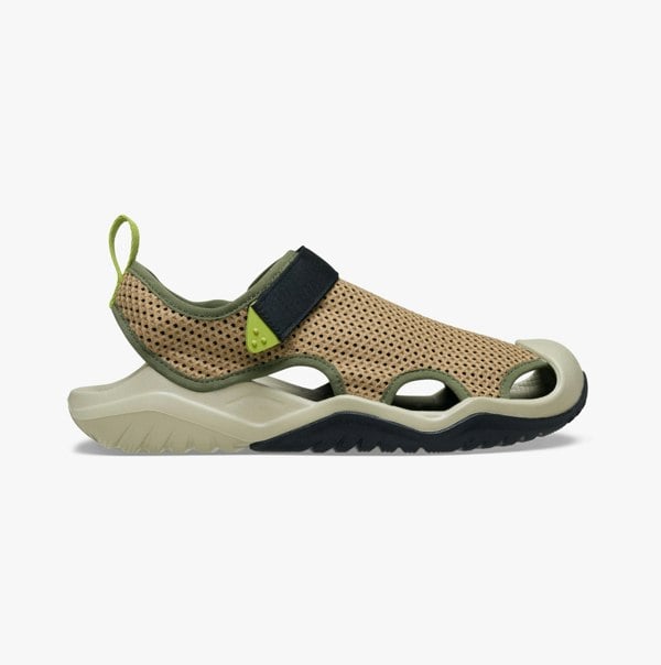 Crocs SWIFTWATER PRIME Mens Closed Toe Sepia