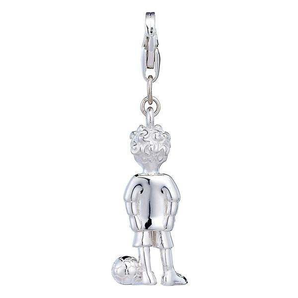 Sterling Silver Footballer Charm - MYLEE London