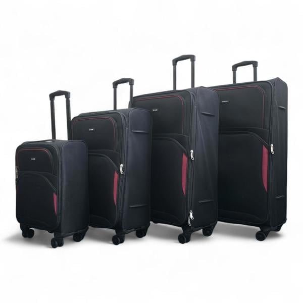 Infinity Luggage Expandable Soft 8 Wheel Lightweight Suitcase Luggage Travel Bags Set