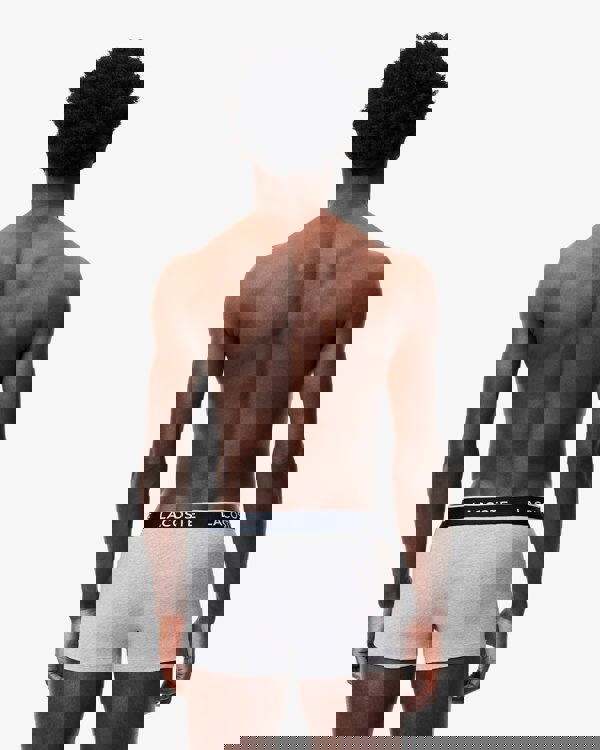 Lacoste 3-Pack of Mens Trunks - Silver Chine CCA