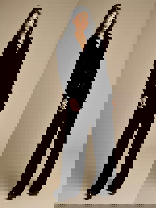 GWD Alice Black Velvet Trouser