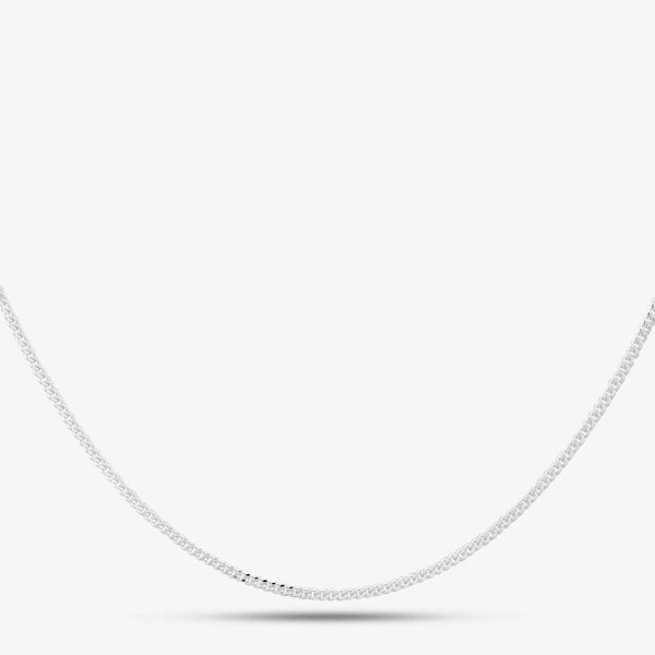 T. H. Baker Sterling Silver Extendable Curb Chain N2326