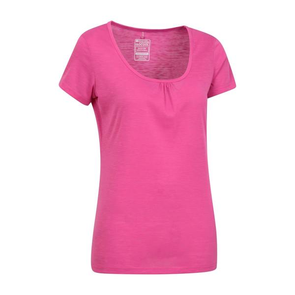 Mountain Warehouse Womens/Ladies Agra Quick Dry T-Shirt - Bright Pink - 