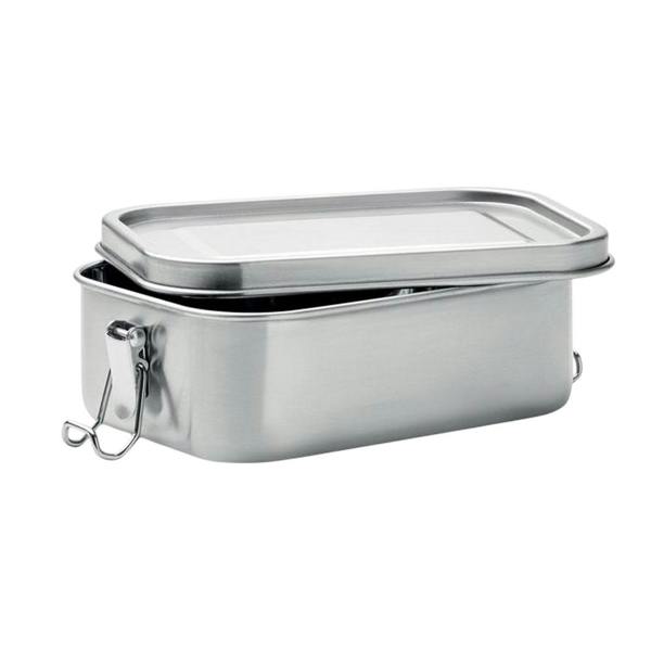 MidOcean Chan Stainless Steel Lunch Box - Matt Silver - 