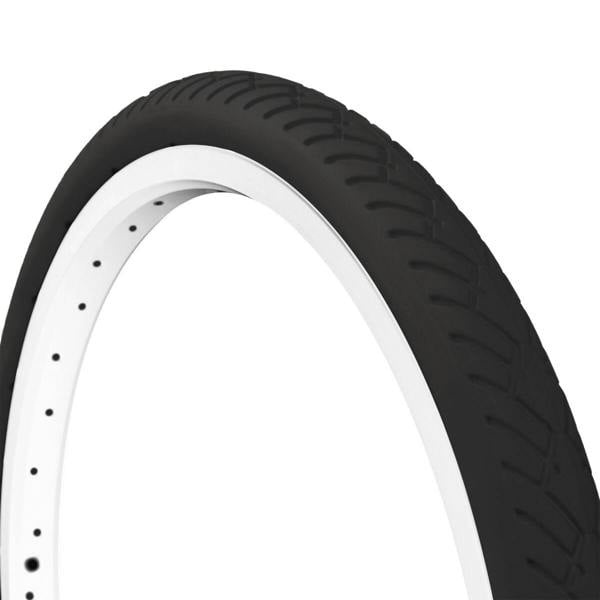 Tannus Aither II Mini Velo 32-305 Junior Bike Tyre, Midnight Black - 16" x 1.25