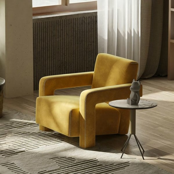 Aspasia Armchair, Yellow-Rit Concept-Rit Concept