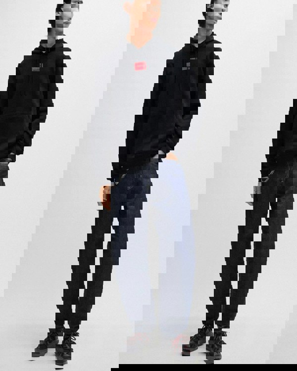 HUGO HUGO Daratschi214 Label Logo Mens Hoodie NOS