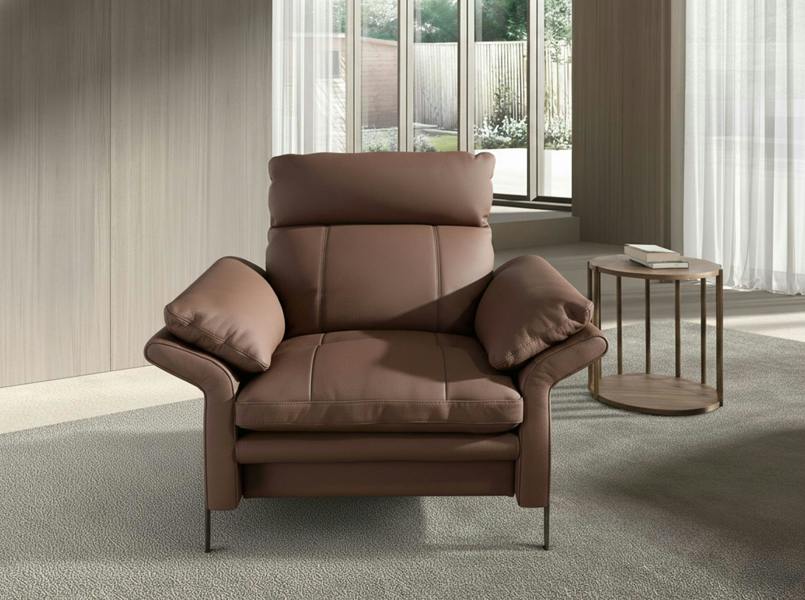 Angel Cerdá Brown Leather Armchair 5173