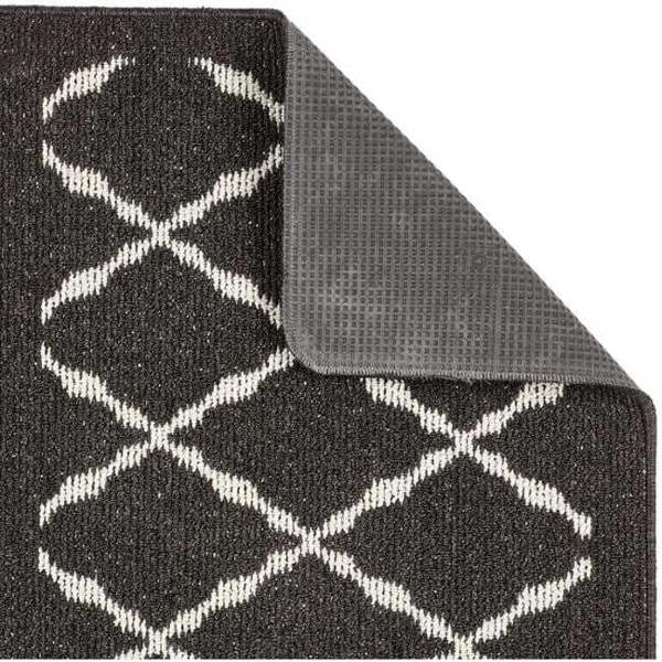 The Rugs Durable Washable Mats & Runners with Diamond Design