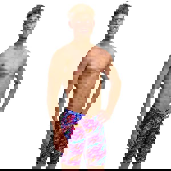 Funky Trunks Boys Big Bang Swim Training Jammer - Blue/Pink