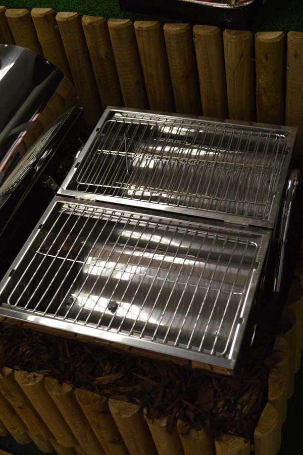 Samuel Alexander Portable Barrel Style Charcoal Camping Barbecue / BBQ