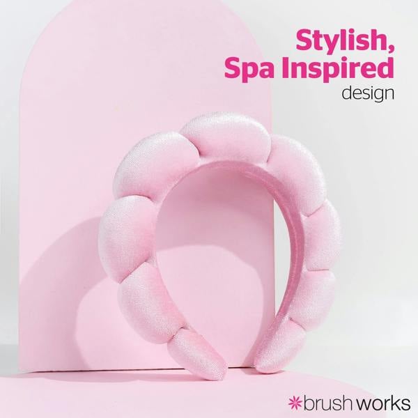 Brushworks Pink Cloud Headband