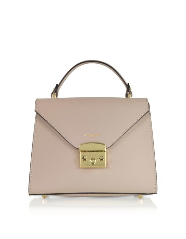 Le Parmentier Peggy Top Handle Satchel Bag - Mauve