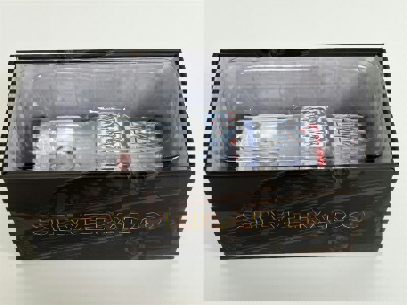 Mini GT Chevrolet Silverado Dually On Fire V2 1:64 Scale Kaido House Mini GT KHMG157