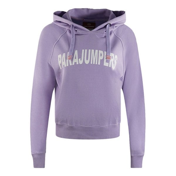 Parajumpers Hoody Plain Crop Hoodie - Purple