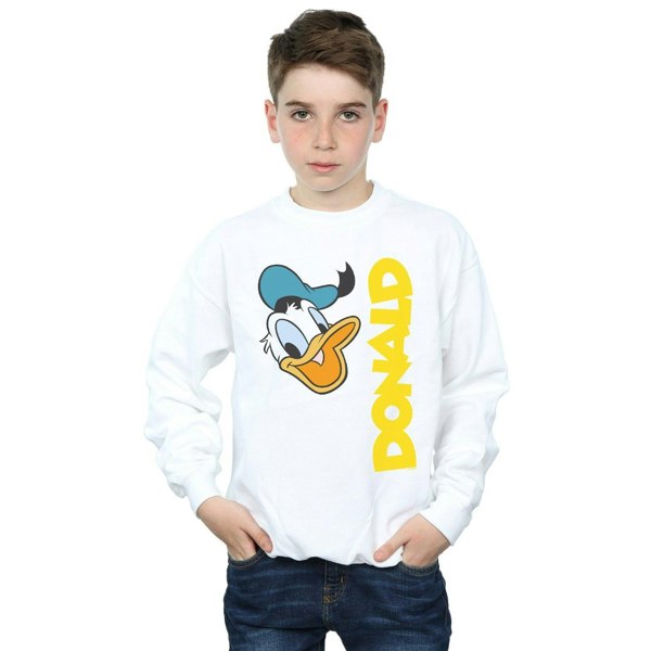 Disney Boys Donald Duck Greetings Sweatshirt - White