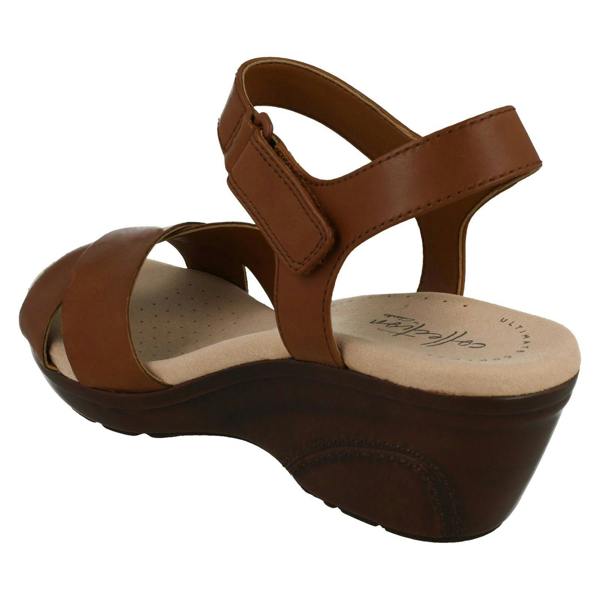Clarks Ladies Clarks Casual Wedge Sandals Lynette Deb