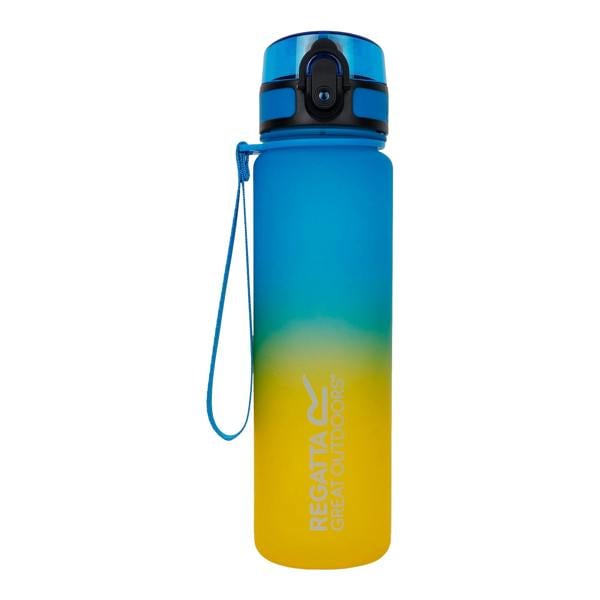 Regatta Great Outdoors 0.6L Tritan Drinks Flip Flask - Oxford Blue/Sunset - 