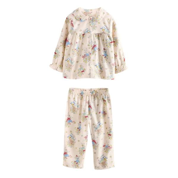 Cath Kidston Baby Girls Woven Button Through Pyjama Set - White - 