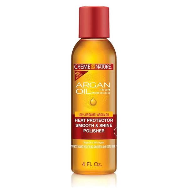 Creme of Nature Argan Oil bottle on a white background