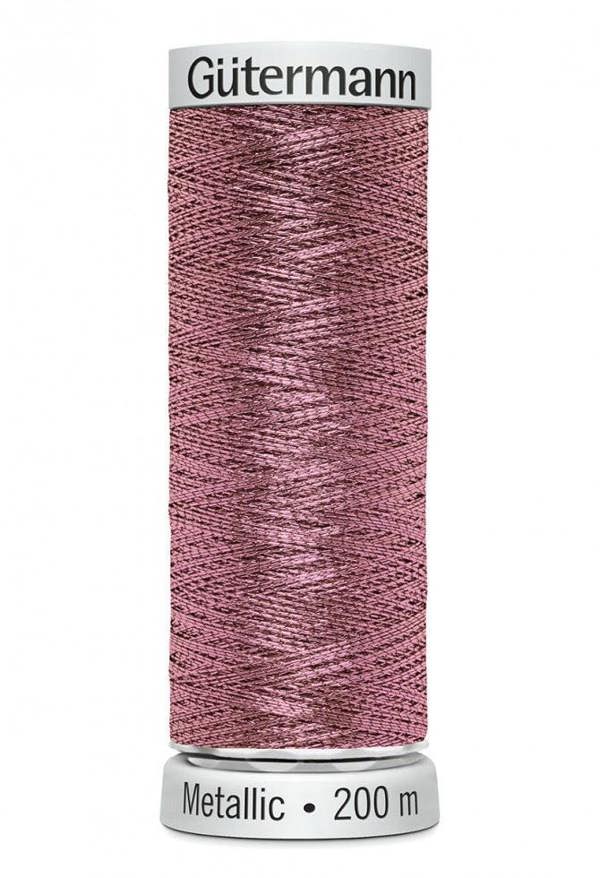 Gutermann Sulky Metallic Embroidery Thread 200m Polyamide, Polyester Thread Suitable For Embroidery