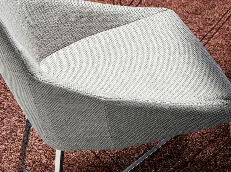 Angel Cerdá Grey Fabric Chair 4008