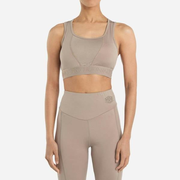 Umbro Womens Pro Training Sports Bra - Moon Rock