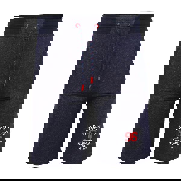 Duke Mens D555 Harlow 1 Loop Back Kingsize Shorts - Denim Marl - 