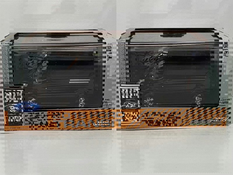 ford transit jumbo black 1:43 scale greenlight 86040