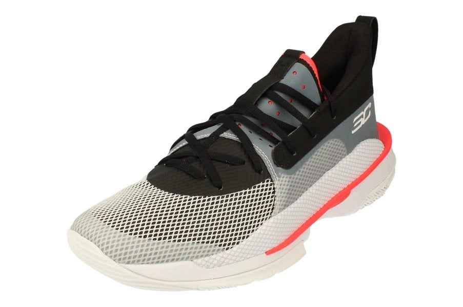 Under Armour Curry 7 Mens Basketball Trainers 3021258  100 - White 100 - Photo 0