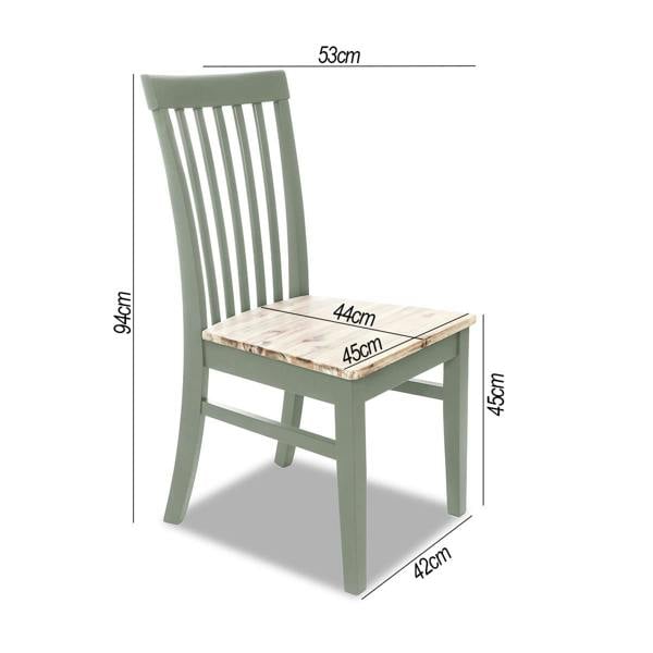 Statement Furniture Florence Wooden Dining Chair with Acacia Wood Seat