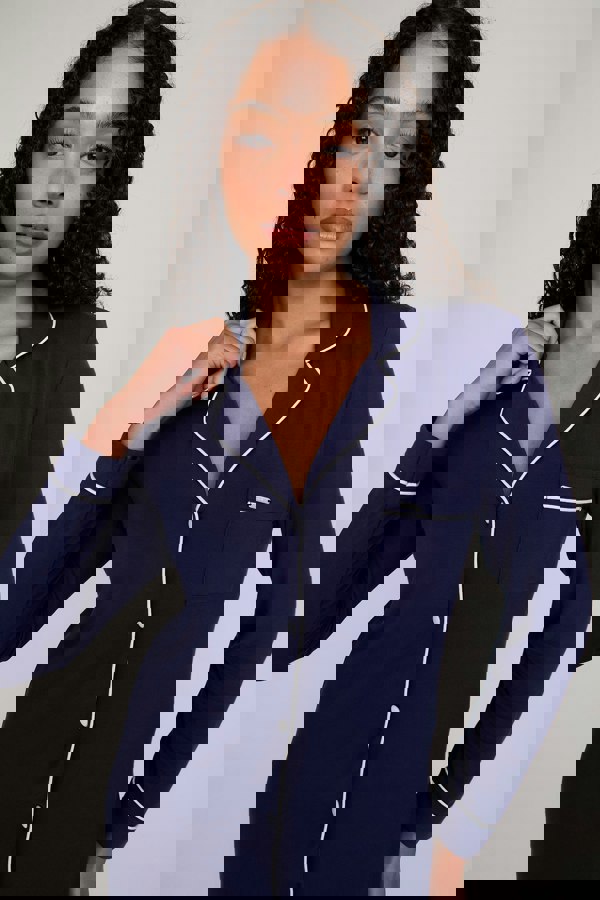 Pretty You London Women's Bamboo Nightshirt in Midnight