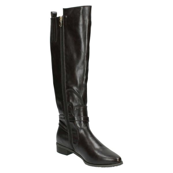 Spot On Ladies Spot On Knee High Winter Boots