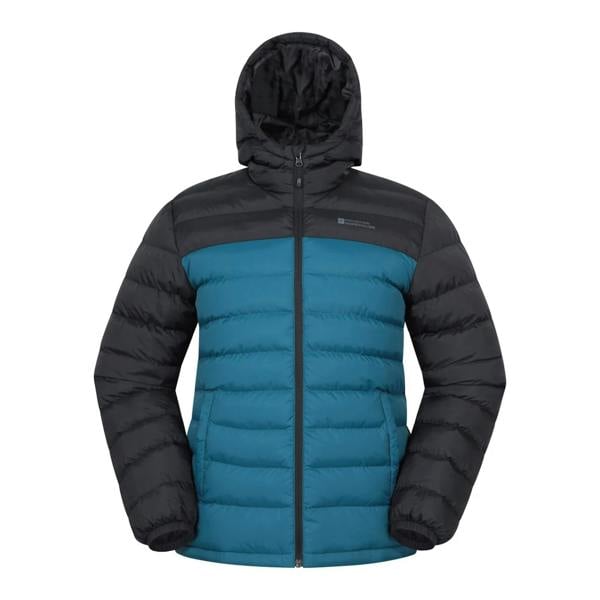 Mountain Warehouse Mens Seasons II Camo Padded Jacket - Petrol - 