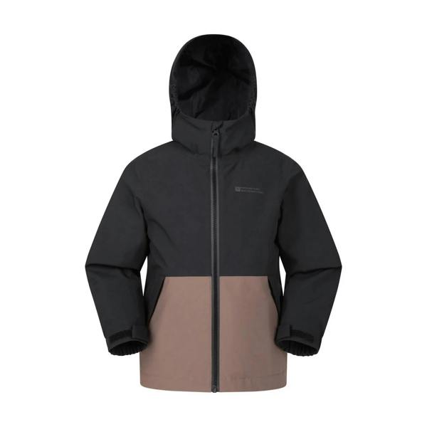 Mountain Warehouse Childrens/Kids Rain Rover Waterproof Jacket - Black - 